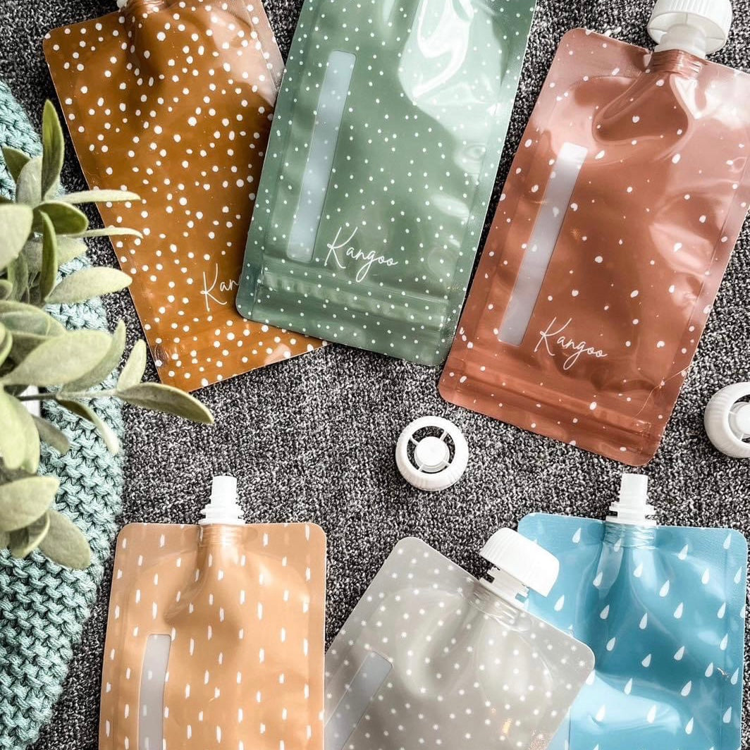 Set of 6 Reusable Food Pouches | Kangoo and Co.