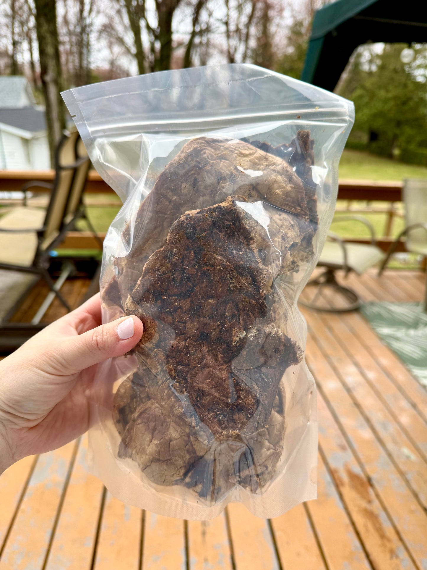 Freeze-dried beef livers